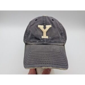 American Needle Yale University Bulldogs Hat Navy Blue Faded Y Logo Strapback